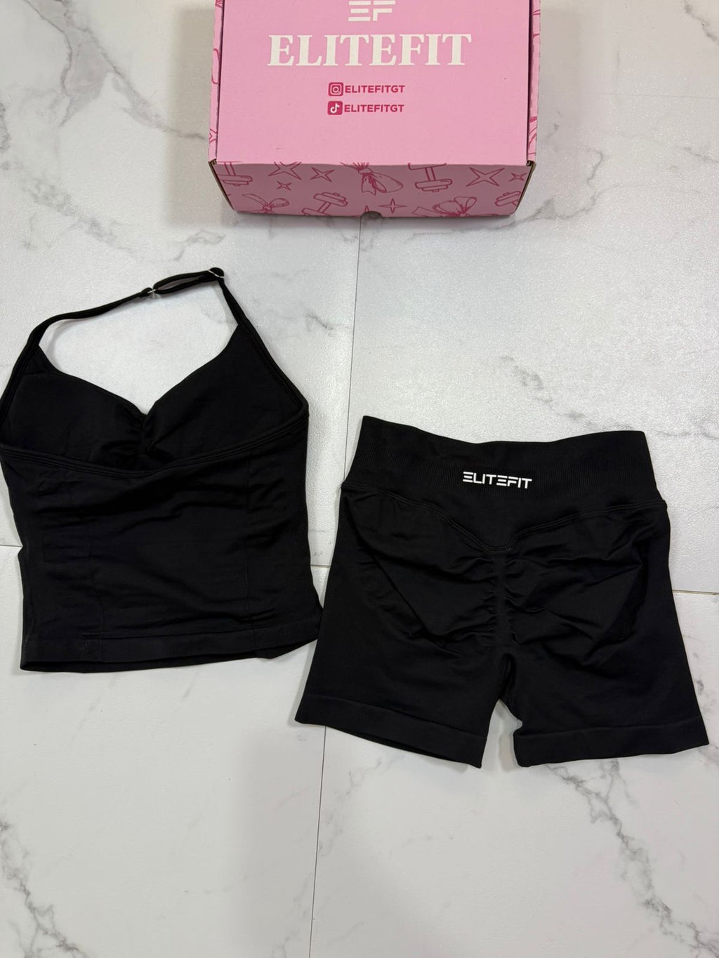 CONJUNTO ÉLITE MEGA PUSH UP DE TOP LARGO COMPRESOR