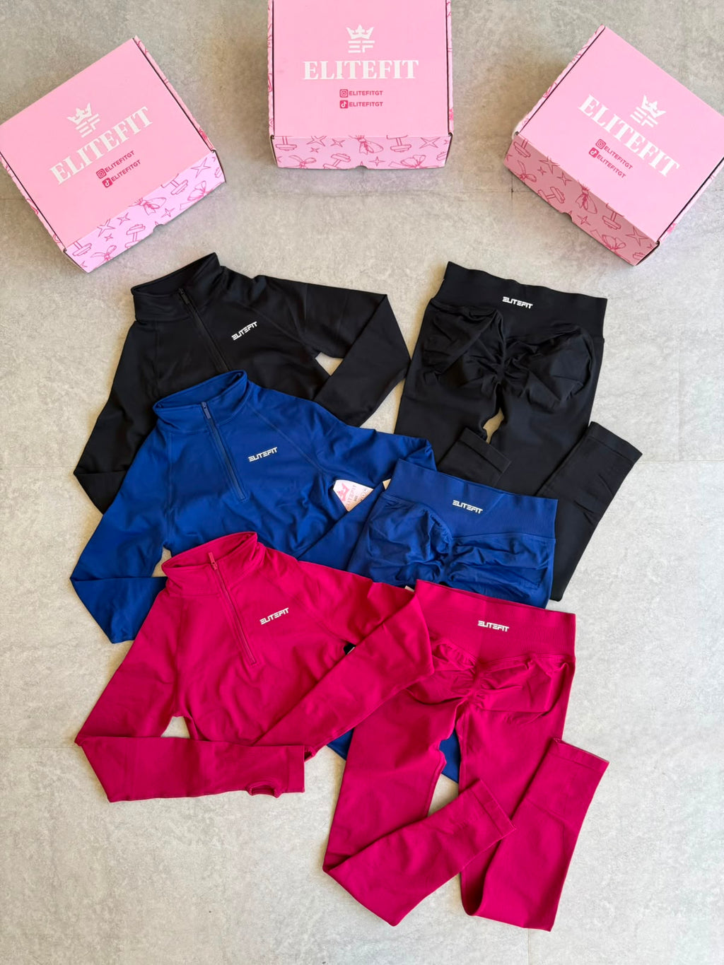 CONJUNTO LEGGINGS MEGA PUSH Y TOP MANGA LARGA CON ZIPPER