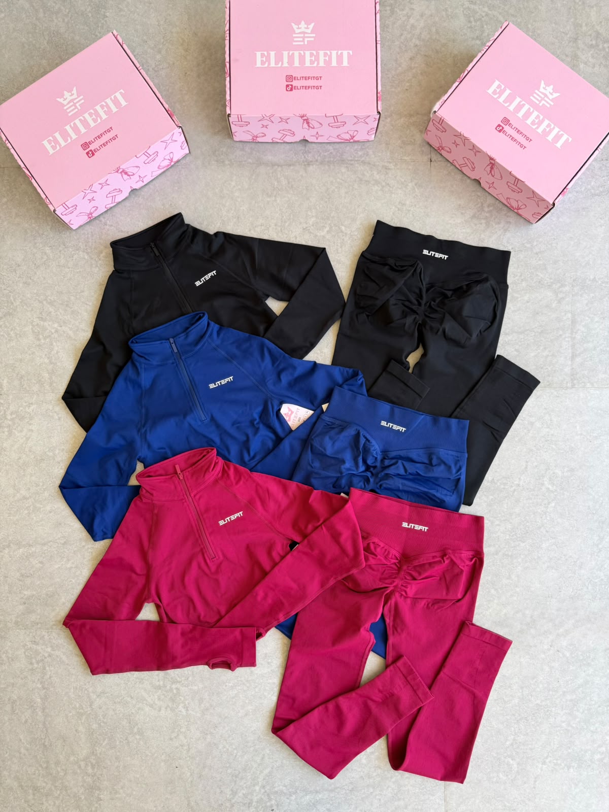 CONJUNTO LEGGINGS MEGA PUSH Y TOP MANGA LARGA CON ZIPPER